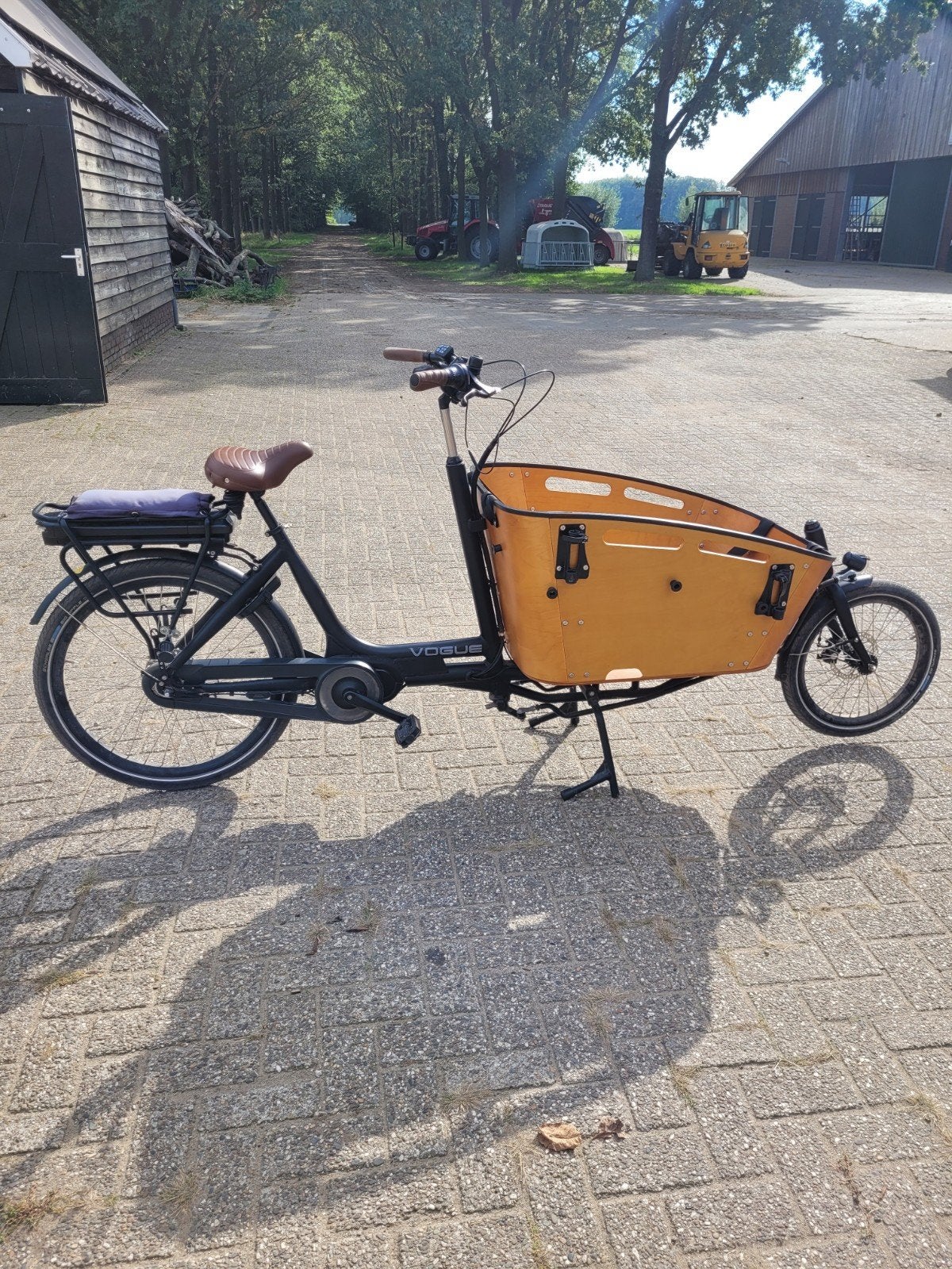 Vogue Carry 2 bakfiets- zeer nette staat, Fietsen en Brommers, 4 kinderen of meer, Zo goed als nieuw, Elektrisch, Schijfrem