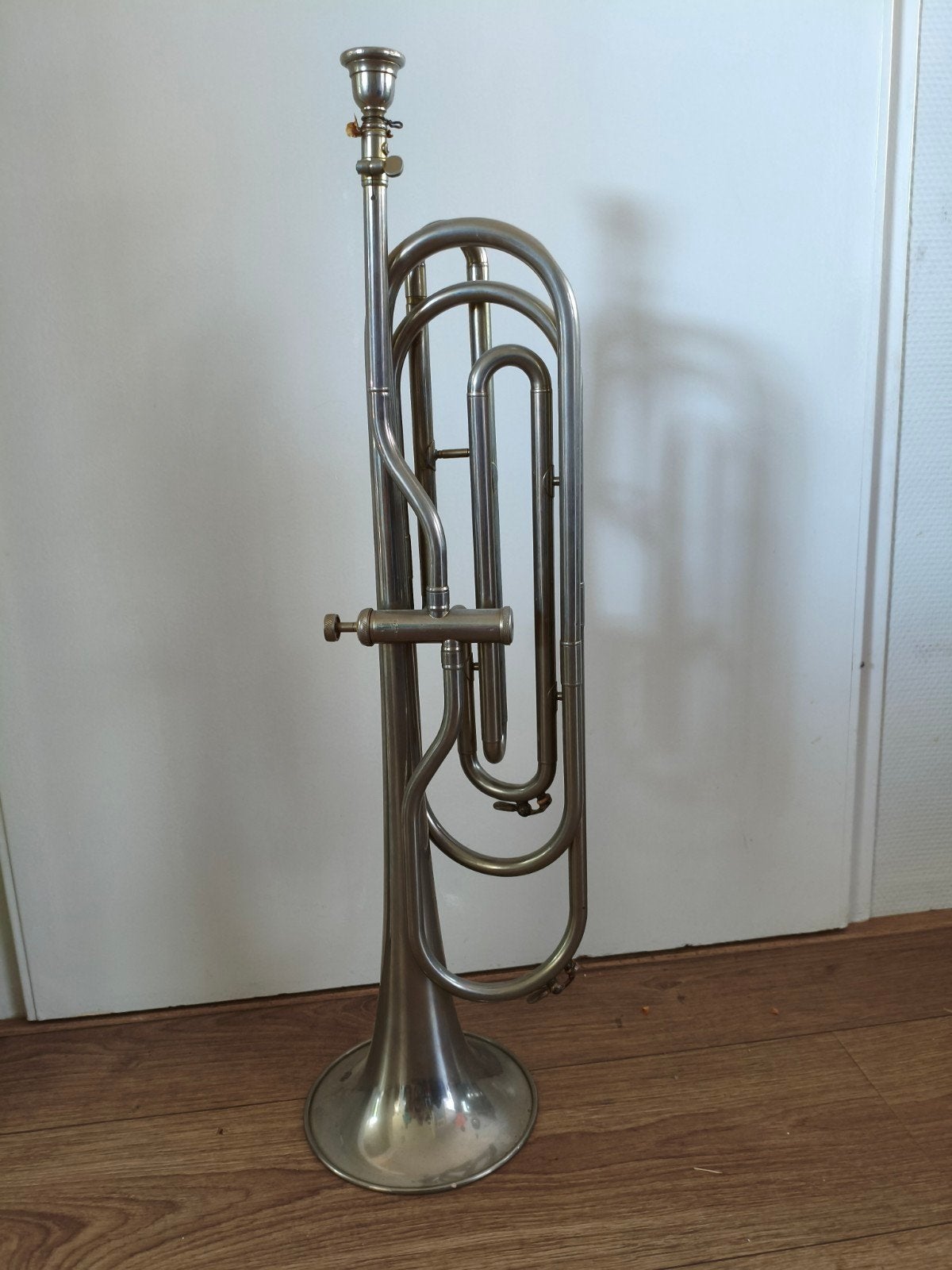 Vintage Getzen 1-ventiel Bariton Bugel jaren '70 (748296), Muziek en Instrumenten, Blaasinstrumenten | Trompetten, Ophalen, Gebruikt