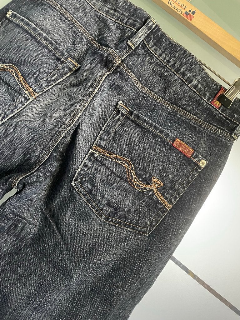 7 For All Mankind - Maat 30, 7 For All Mankind, Blauw, W32 (confectie 46) of kleiner, Ophalen of Verzenden