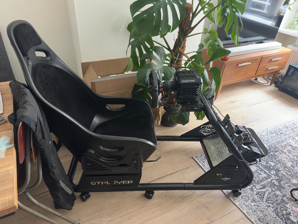 Racesimulator Fanatec CSL DD, T-LCM pedalen, Ophalen, Racestuur, Gebruikt, Verstelbaar