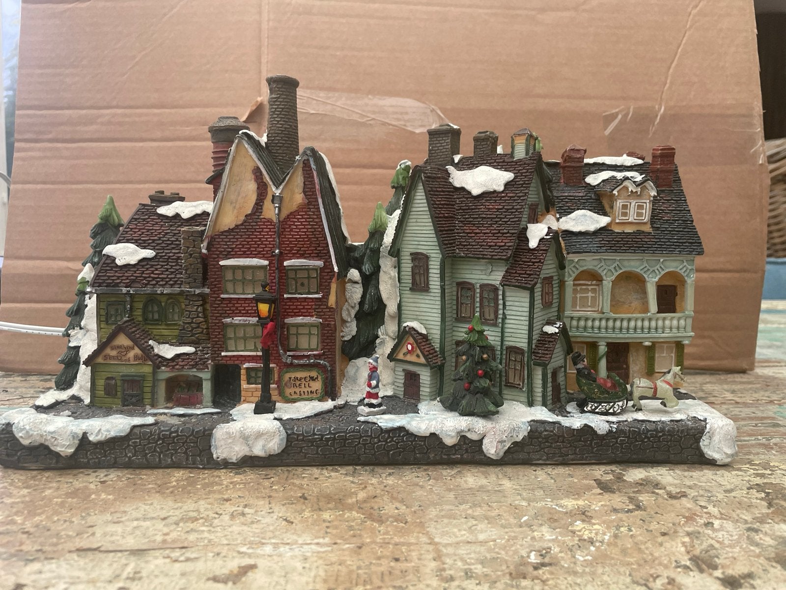 Kerststraatje, Ophalen of Verzenden, Gebruikt