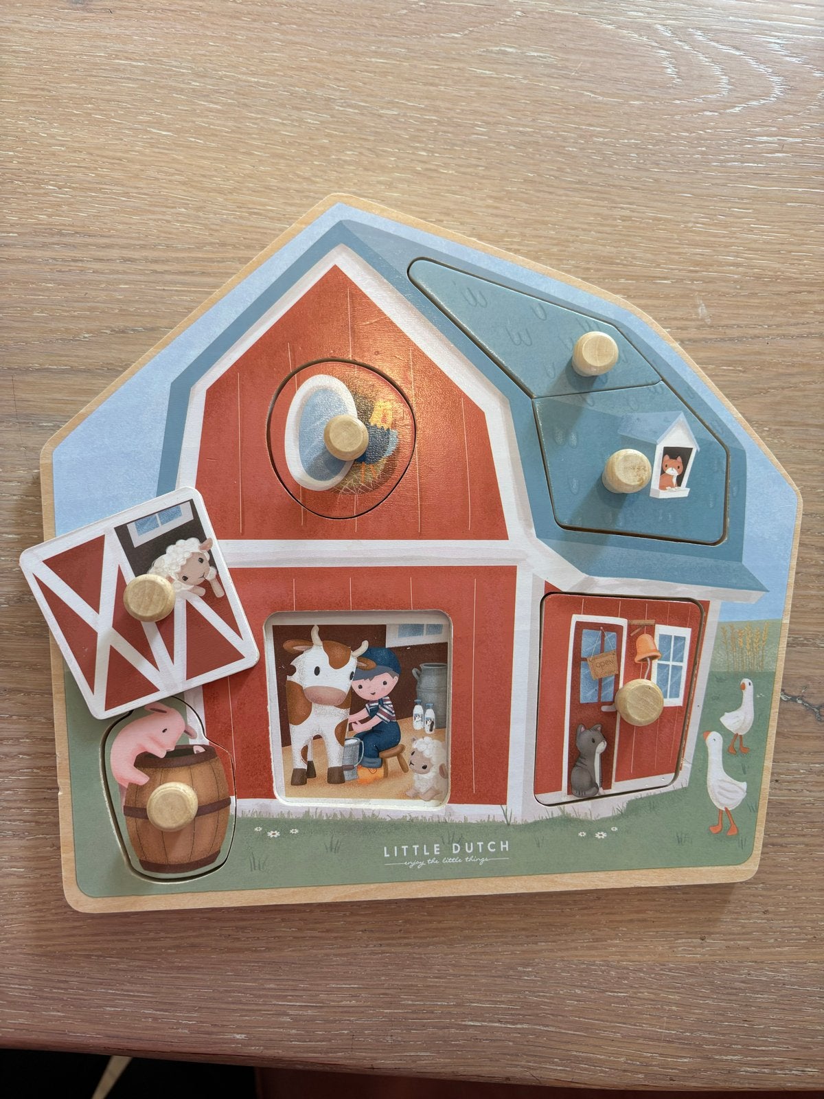 Little Dutch Boerderij Puzzel, Ophalen, Gebruikt, Puzzelen