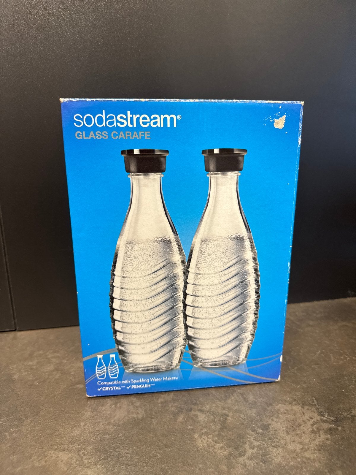 NIEUW Sodastream glazen flessen - set van 2, Ophalen of Verzenden, Nieuw, Transparant, Glas
