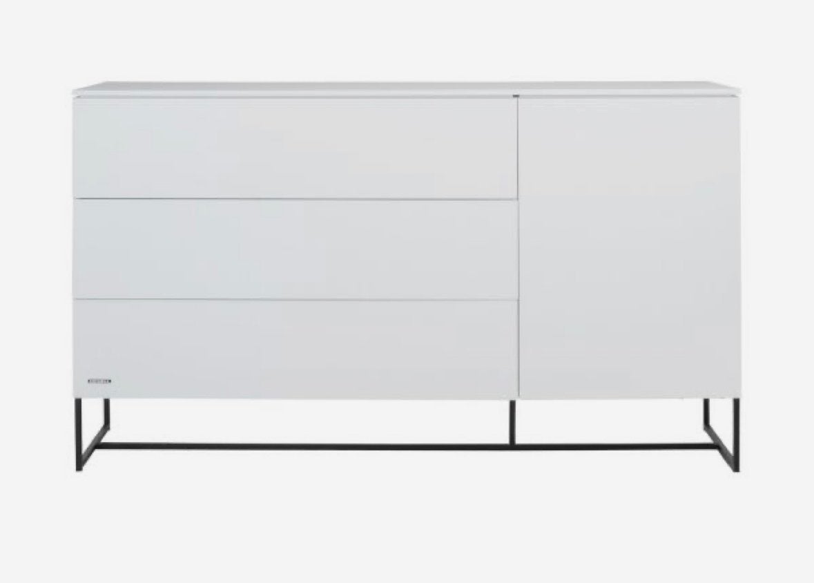 Kidsmill Intense Moderne Commode met 3 laden en 1 deur, Huis en Inrichting, Ophalen, Overige materialen, Gebruikt, 150 tot 200 cm