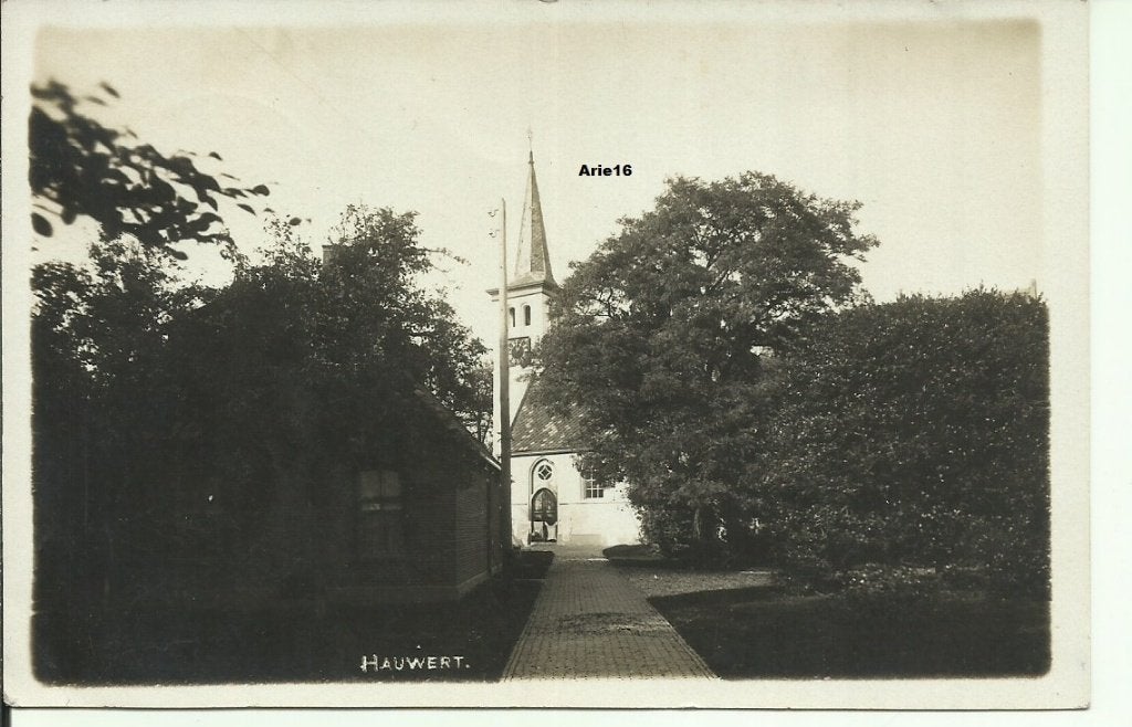 Hauwert, Verzenden, 1920 tot 1940, Gelopen, Noord-Holland