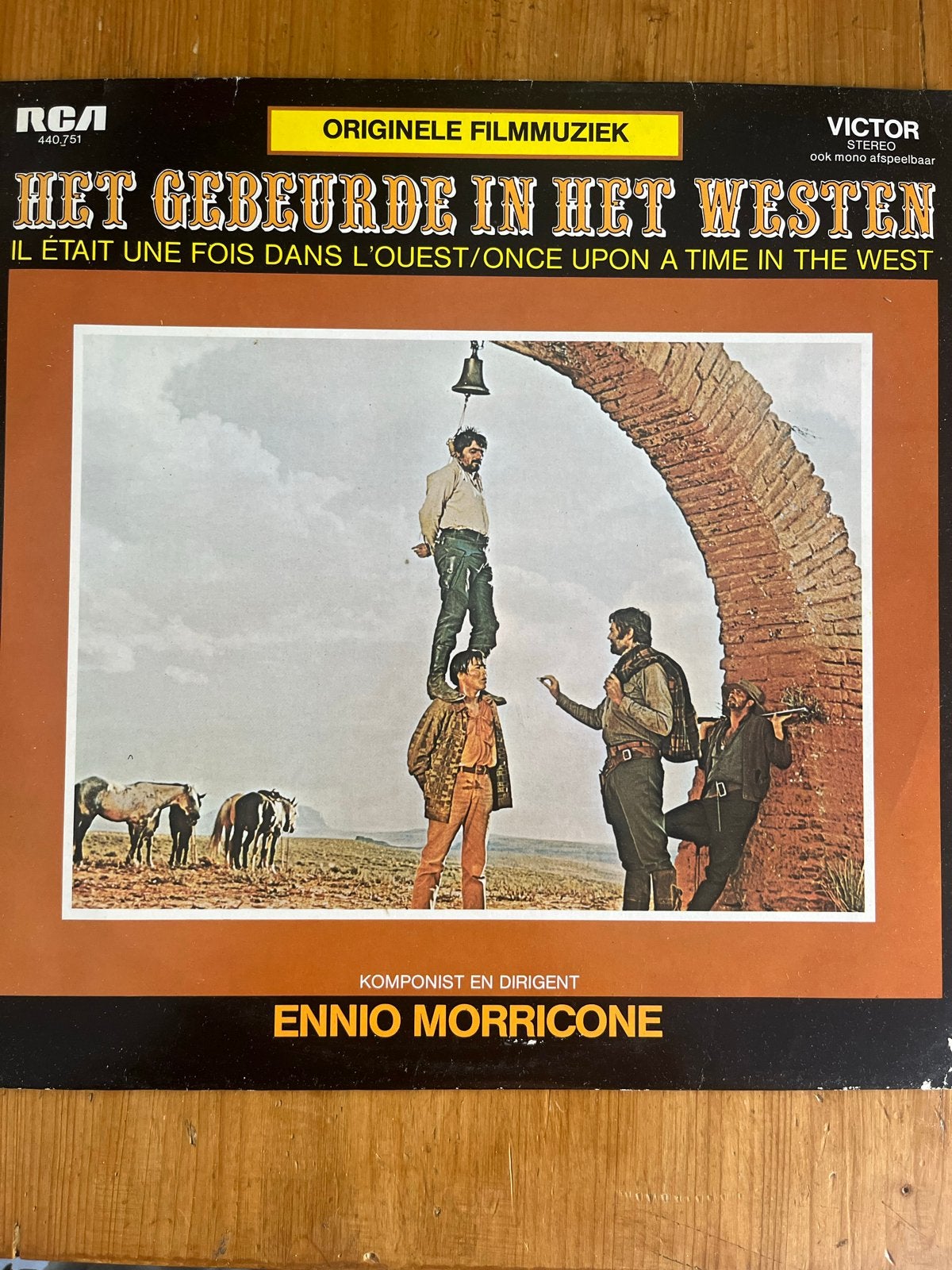 Ennio Morricone - Het Gebeurde In Het Westen LP (1969), Cd's en Dvd's, Vinyl | Filmmuziek en Soundtracks, Originele persing, Ophalen