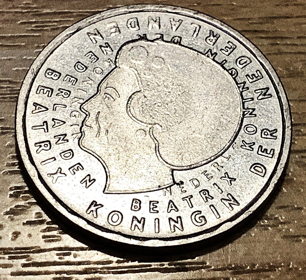 Gulden "Loekie" Beatrix munt uit 2001, Postzegels en Munten, Munten | Nederland, Ophalen, Koningin Beatrix, 1 gulden, Losse munt