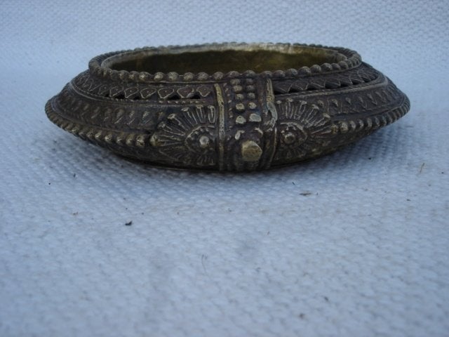 Antieke Afrikaanse Arabische Omaanse slaven enkelband 1850, Ophalen of Verzenden, Koper, Armband