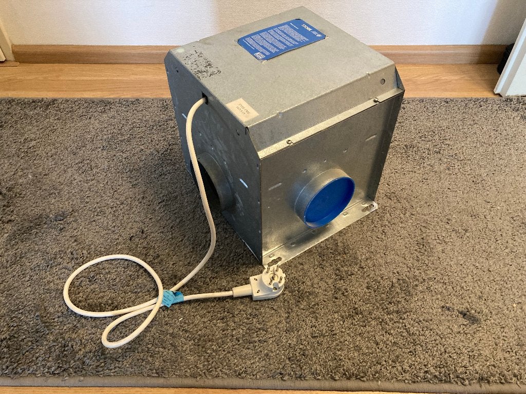 Stork CME 14/3-5-15 ventilatiebox met PERILEX stekker, Ophalen, Gebruikt, Ventilator