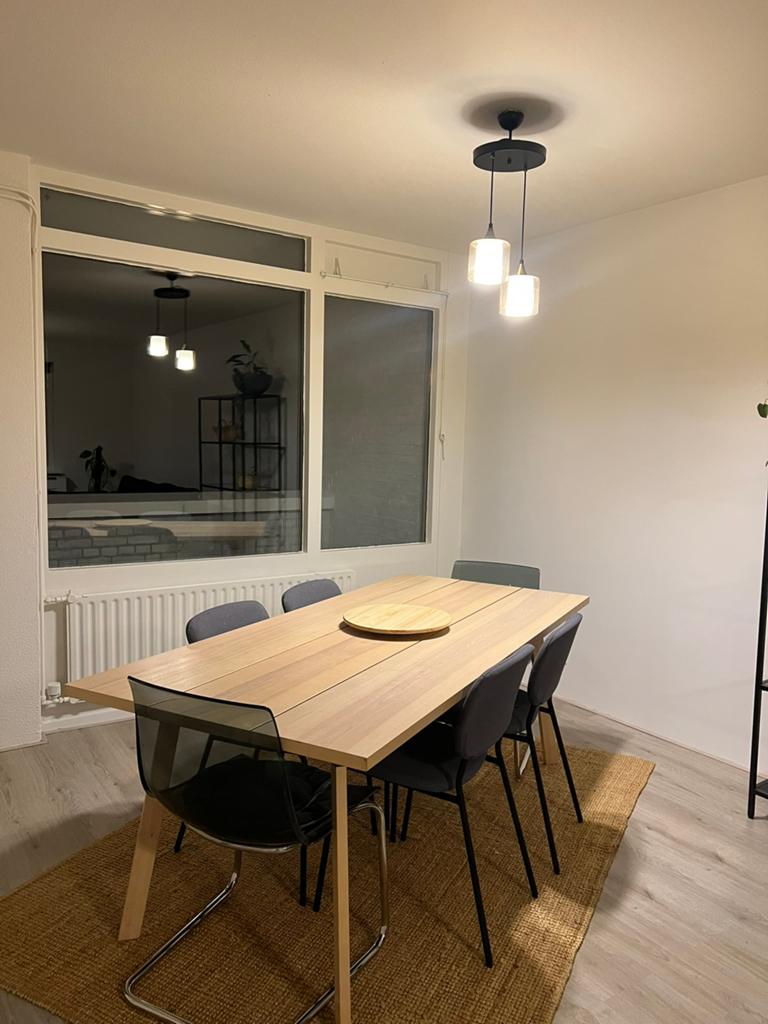 IKEA YPPERLIG Dining Table 200x90, super clean, Ophalen, Eikenhout, 200 cm of meer, 50 tot 100 cm