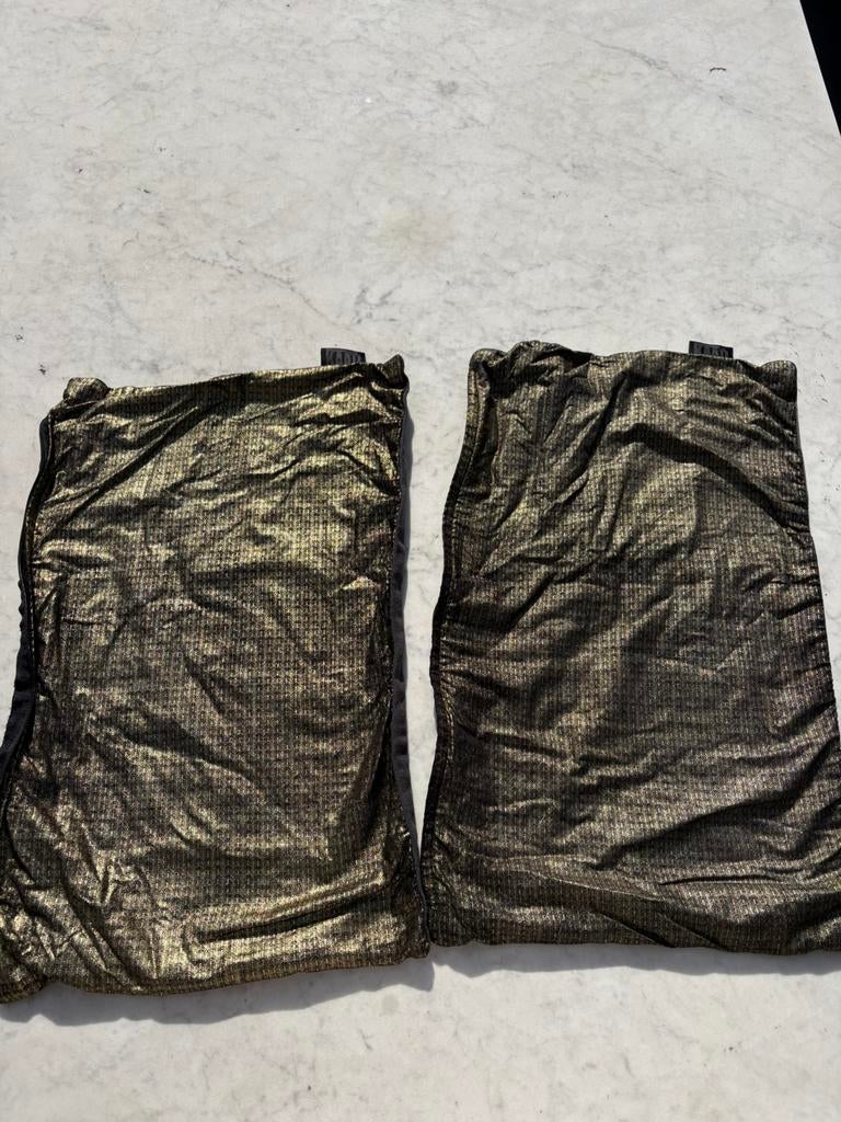 2 stuks kussen hoes brons goud KAAT Amsterdam, Huis en Inrichting, Woonaccessoires | Kussens, Ophalen of Verzenden, Zo goed als nieuw