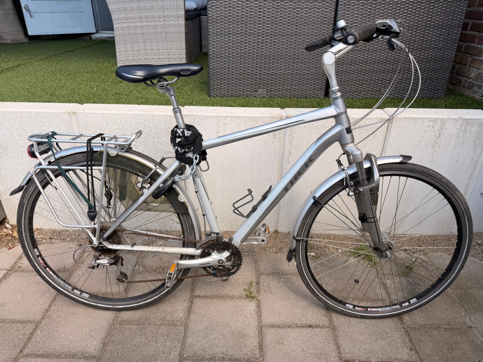 Herenfiets TREK T300 stads/tour fiets (niet elektrisch), Ophalen, Gebruikt, Meer dan 20 versnellingen, Overige merken