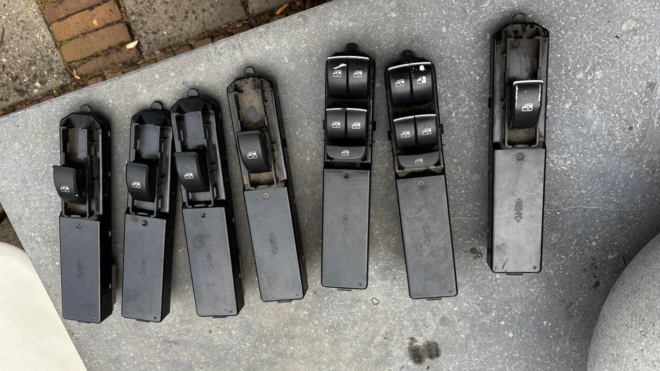 Raamschakelaars Saab 9-3 (2003-2011) - Diverse zijden, Auto-onderdelen, Dashboard en Schakelaars, Ophalen of Verzenden, Gebruikt