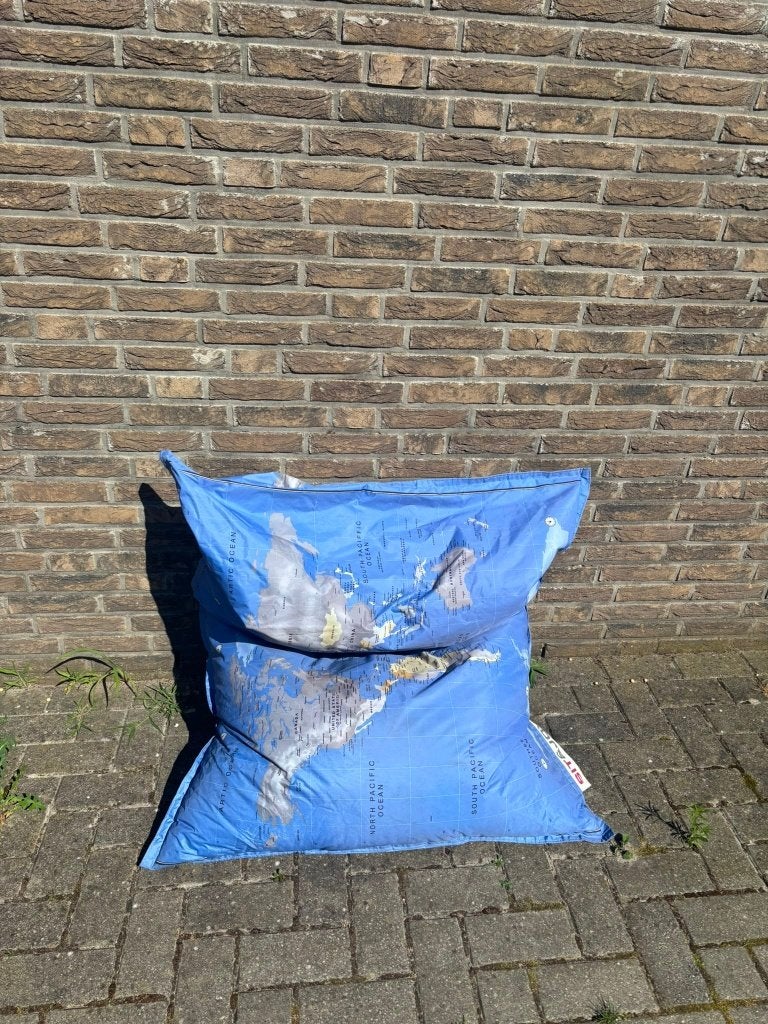 Zitzak, Ophalen, Zo goed als nieuw, Blauw, Zitzak