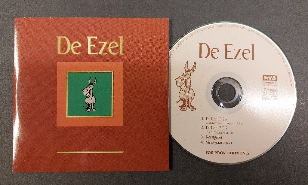 Guus Meeuwis 2 x promo cd-single Op Straat - De Ezel, Verzenden, Zo goed als nieuw, Pop