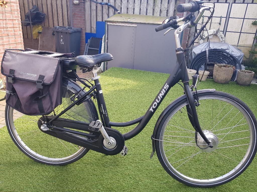 Damesfiets Tounis eco2.0, Fietsen en Brommers, Fietsen | Dames | Damesfietsen, Gebruikt, Velgrem, Versnellingen, Minder dan 47 cm