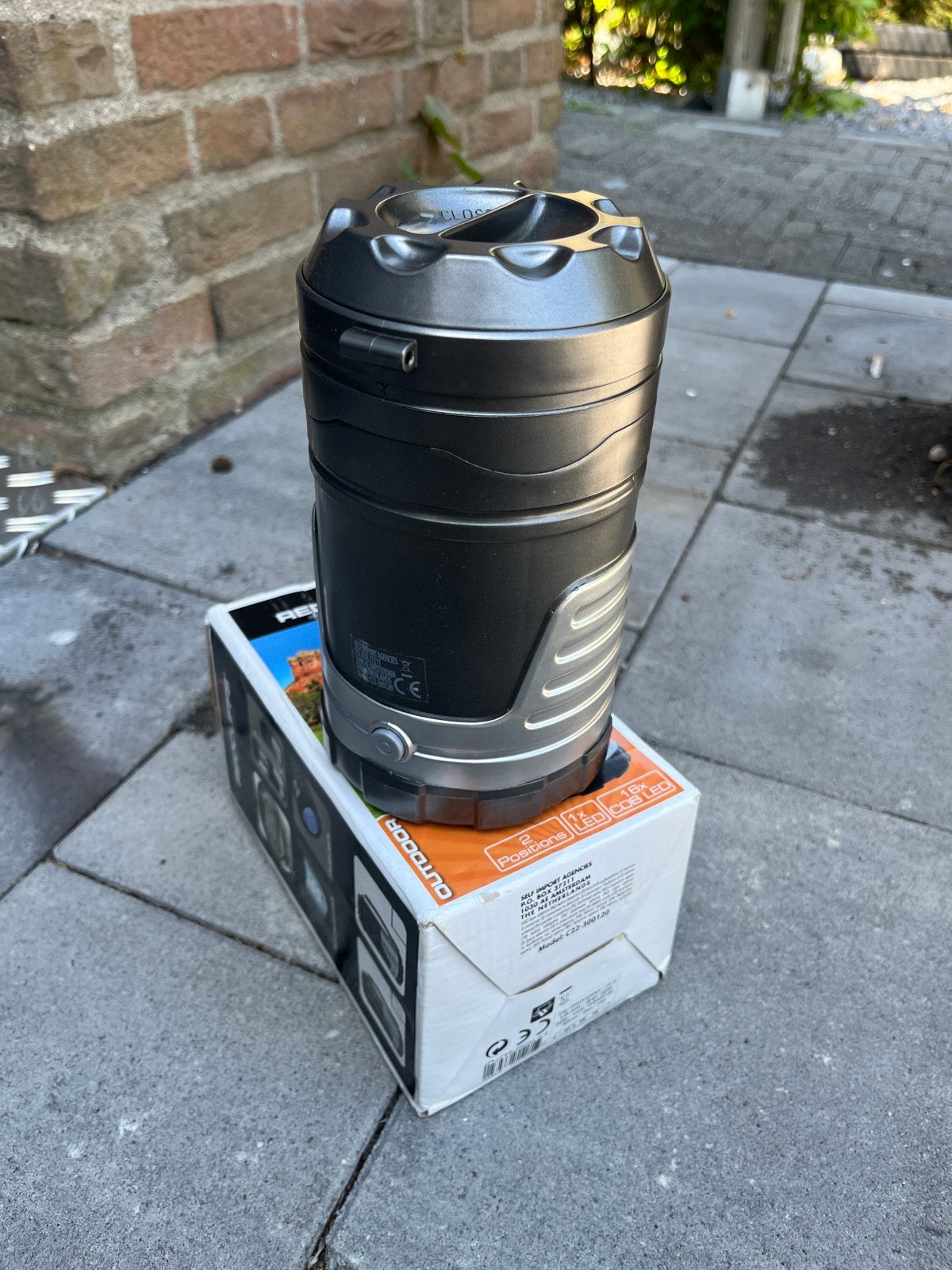 Redcliffs Campinglamp met zaklampfunctie (Inclusief batterij, Ophalen of Verzenden, Zo goed als nieuw, Batterij