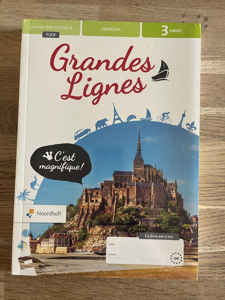 Nieuwe Franse schoolboeken: boek A en B- Grandes Lignes, Boeken, Ophalen of Verzenden, Nieuw, HAVO, Frans