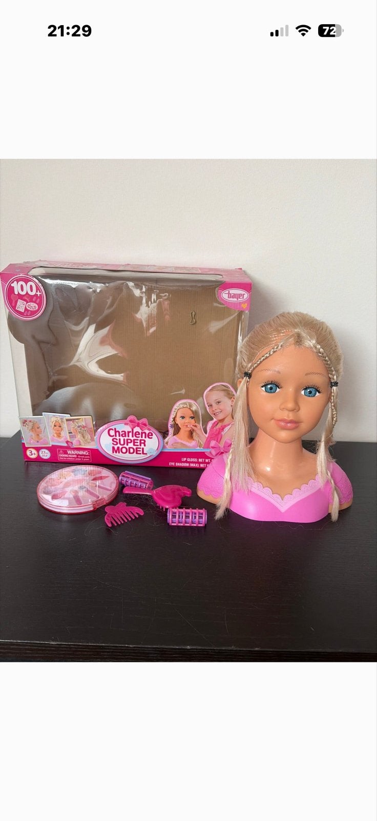 Bayer Charlene Super Model Kappershoofd met accessoires, Ophalen of Verzenden, Zo goed als nieuw, Overige typen