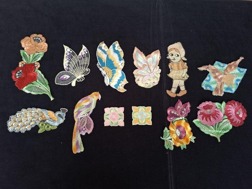Turmac zijdjes, bloemen, vlinders en meer., Ophalen of Verzenden