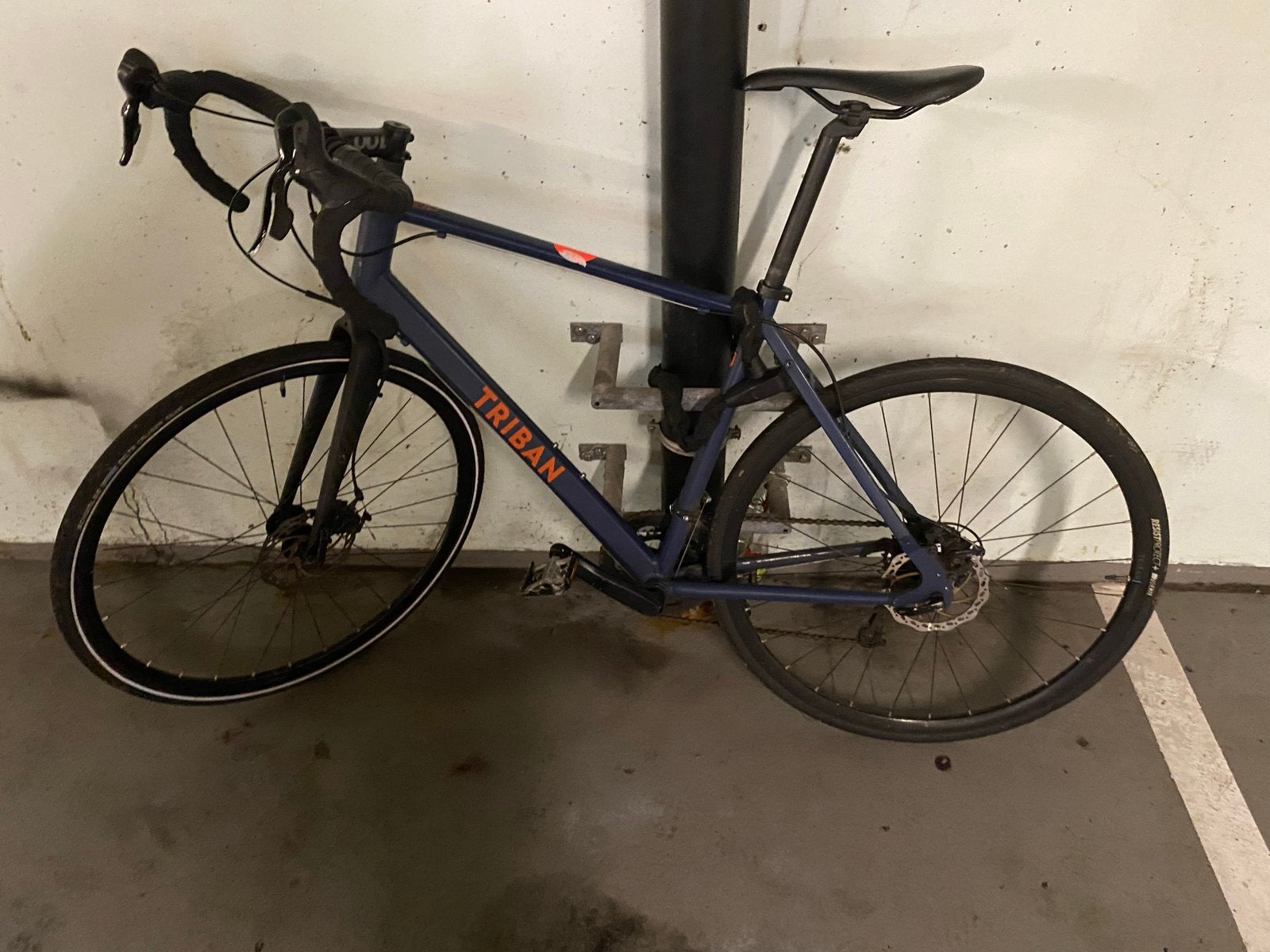 Triban racefiets, zo goed als nieuw, Overige merken, 28 inch, 10 tot 15 versnellingen, Heren