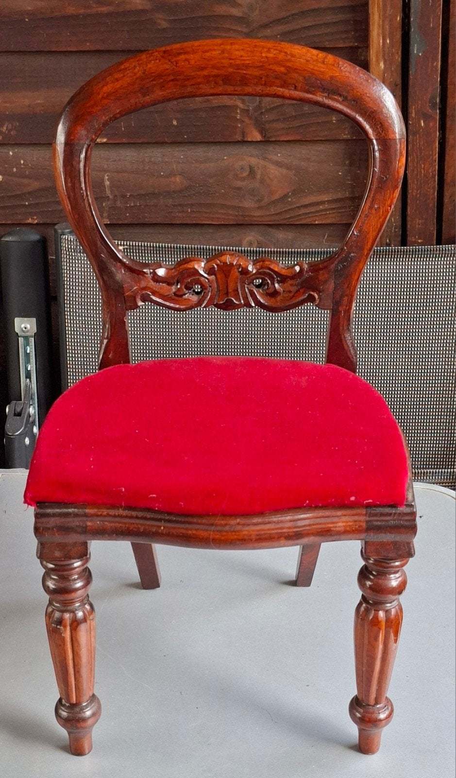 grote miniatuur stoel 42.5 cm in klassieke Biedermeier stijl, Ophalen of Verzenden