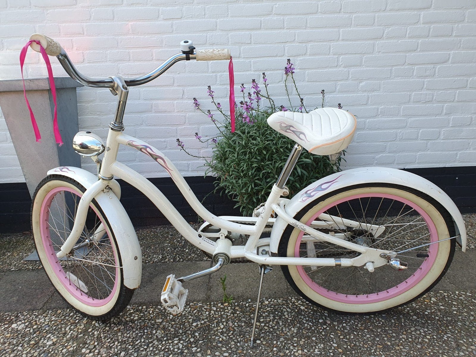 electra meisjes fiets, Minder dan 47 cm, Ophalen, Gebruikt, Staal
