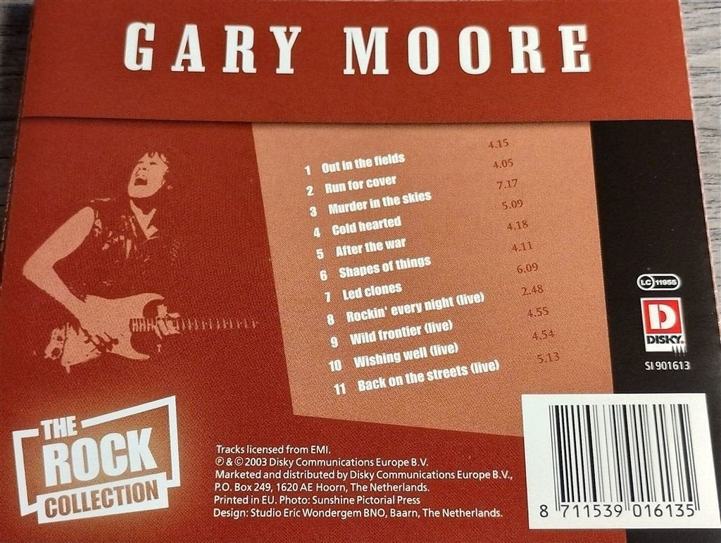 Gary Moore ‎– The Rock Collection, Ophalen of Verzenden, Zo goed als nieuw