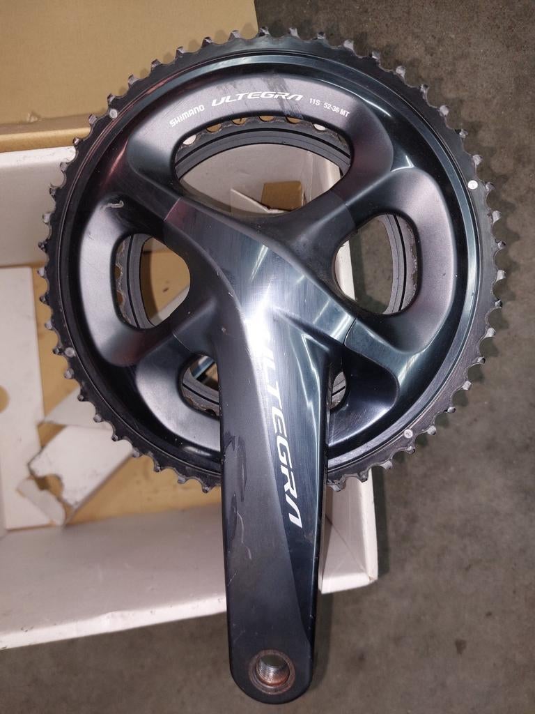 Ultegra Crankstel 52-36 - Weinig gebruikt, Crankstel of Pedalen, Shimano Ultegra, Ophalen of Verzenden, Zo goed als nieuw