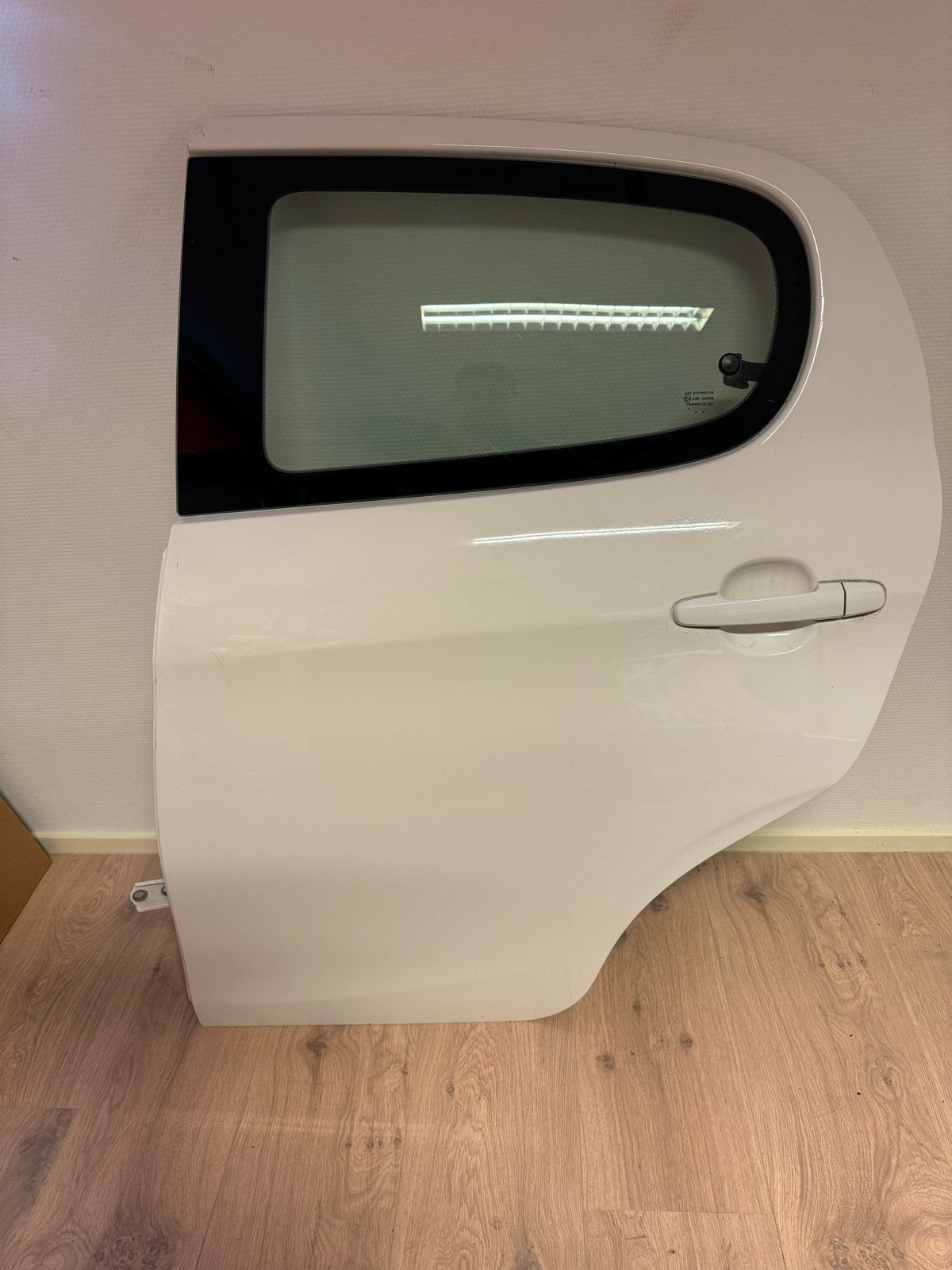 Portier links achter Peugeot 108 wit, Gebruikt, Deur, Ophalen of Verzenden, Achter