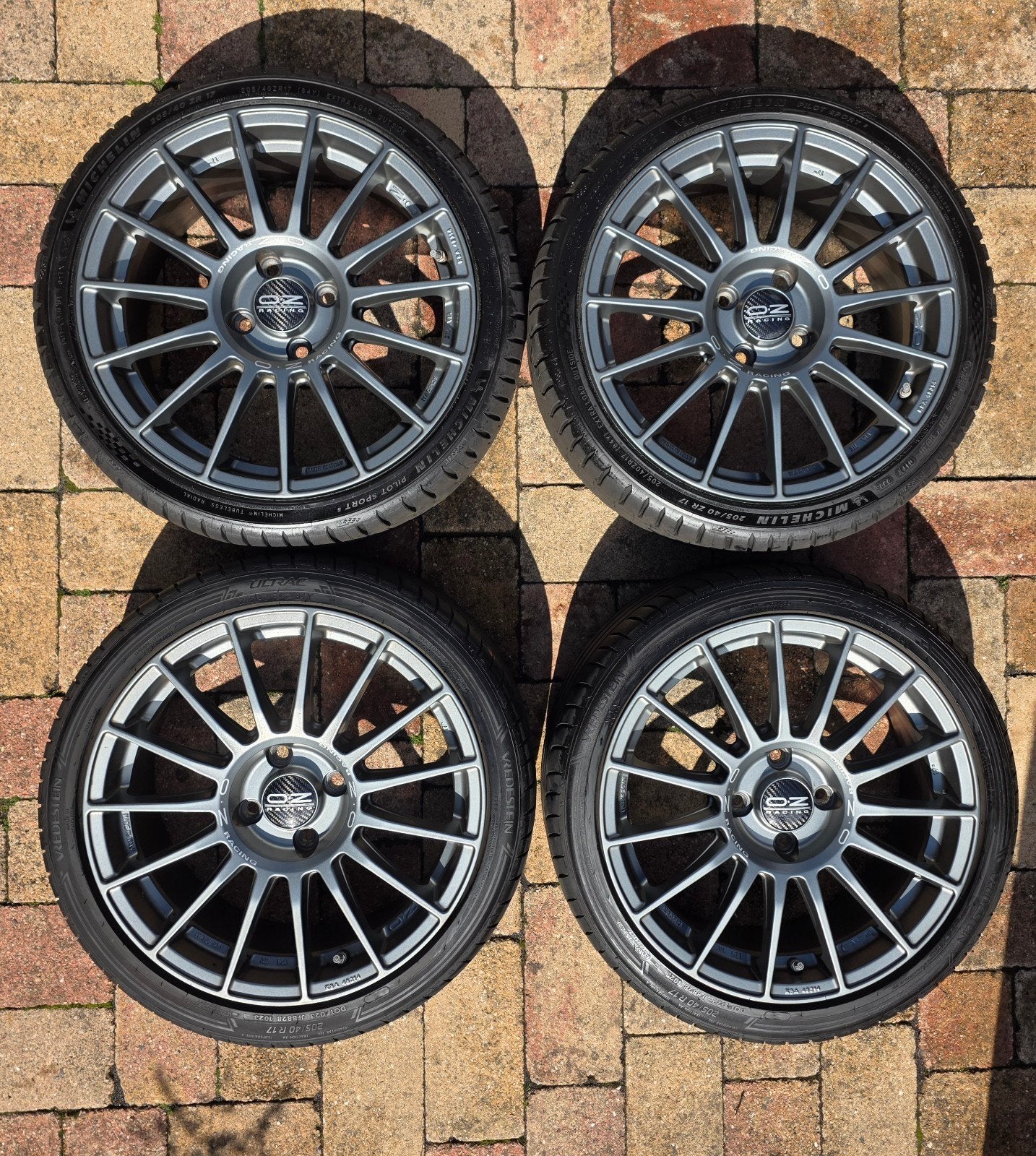 OZ Racing Superturismo LM 17" 4x108, Ophalen, Gebruikt, Banden en Velgen, 17 inch
