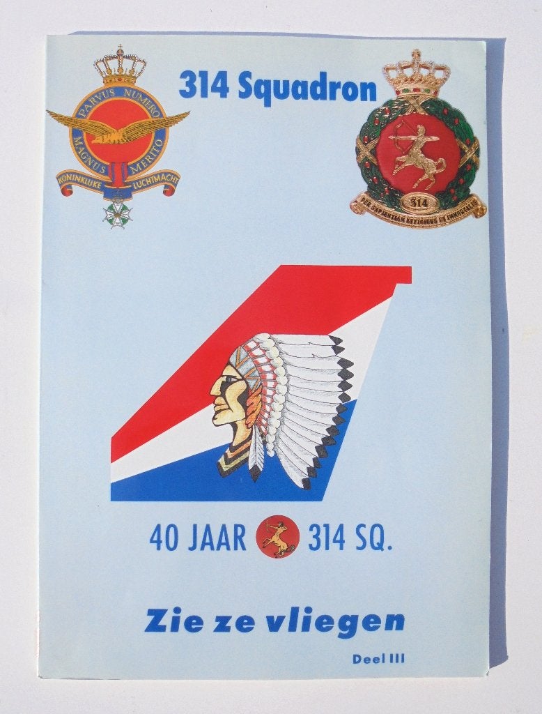 40 jaar 314 Squadron: Zie Ze Vliegen deel III 1952-1992, Ophalen of Verzenden, Luchtmacht, Nederland, Boek of Tijdschrift