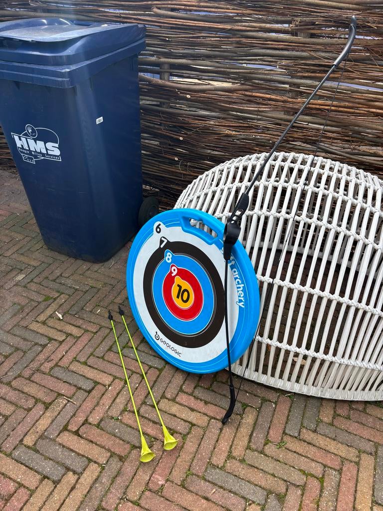 Pijl en boog set Decathlon - Geologic Soft Archery, Sport en Fitness, Handboogschieten, Ophalen, Zo goed als nieuw, Overige typen