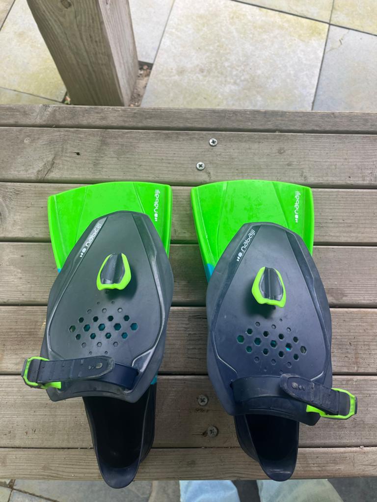 Nieuwe Nabaiji zwemvliezen - perfect voor training!, Watersport en Boten, Duiken, Ophalen of Verzenden, Zo goed als nieuw, Zwem- of Duikvliezen