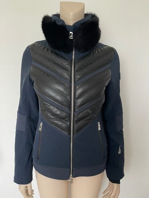 Toni Sailer ski jas Limited Edition Maat 34/36 donkerblauw, Ophalen of Verzenden, Zo goed als nieuw, Maat 36 (S), Jack