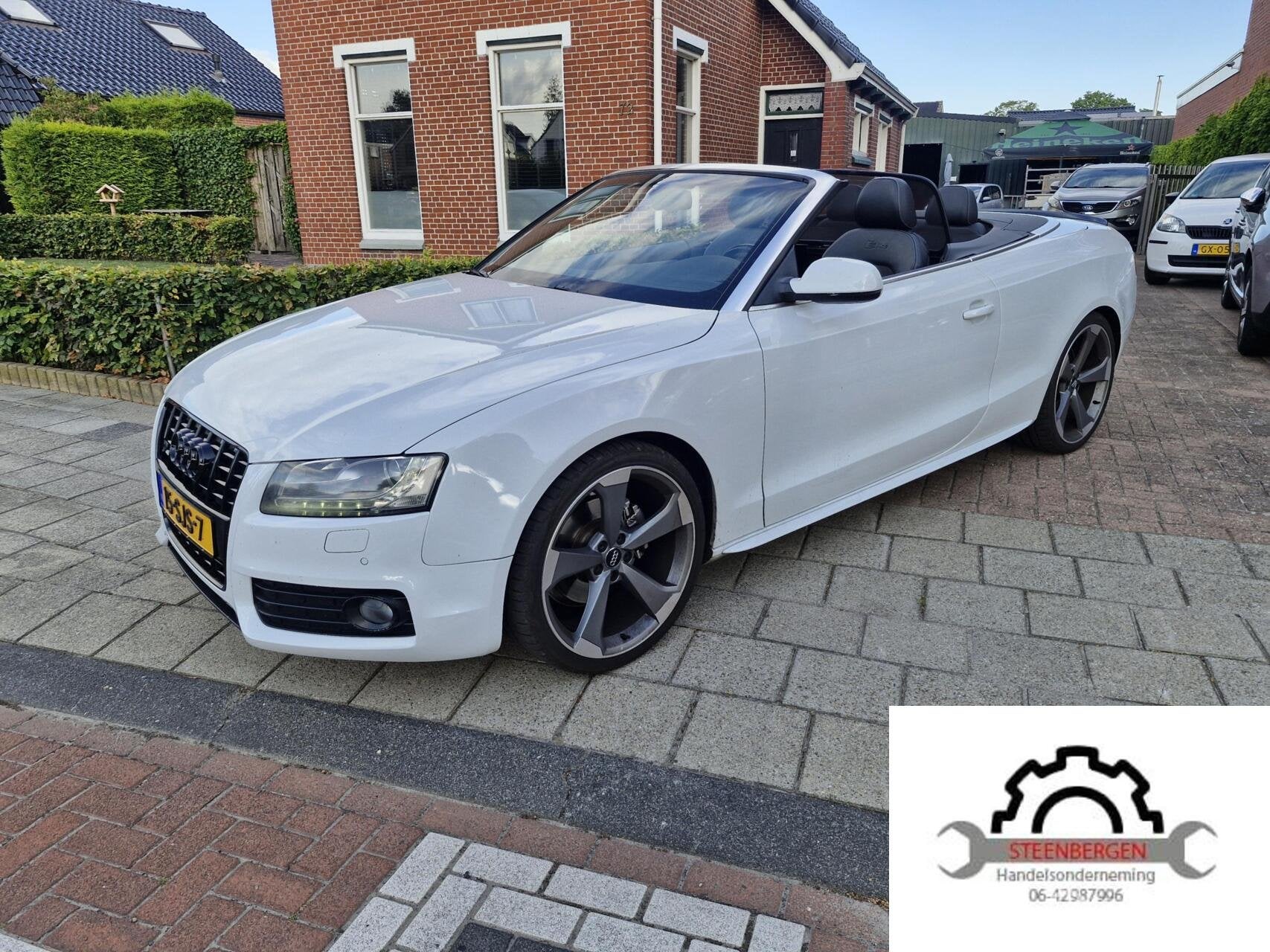 Audi A5 Cabriolet 2.0 TFSI Pro Line S, Euro 5, Gebruikt, 4 cilinders, Wit