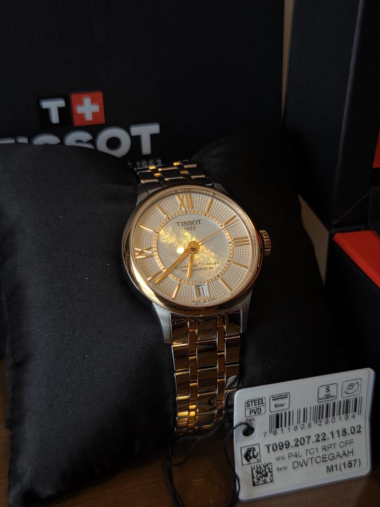 Chemin des Tourelles Powermatic 80 Lady Stainless steel 32mm, Sieraden, Tassen en Uiterlijk, Horloges | Dames, Overige merken