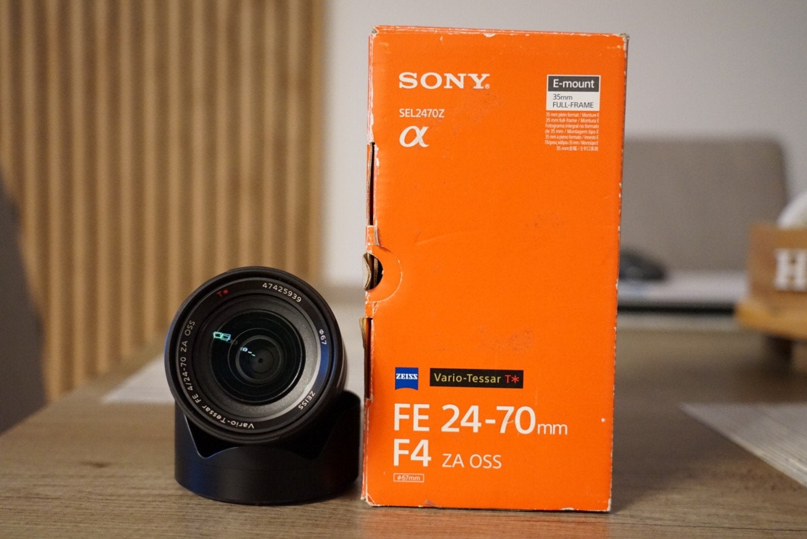 Sony Vario-Tessar T* FE 24-70mm F4 ZA OSS lens, Audio, Tv en Foto, Fotografie | Lenzen en Objectieven, Zo goed als nieuw, Standaardlens
