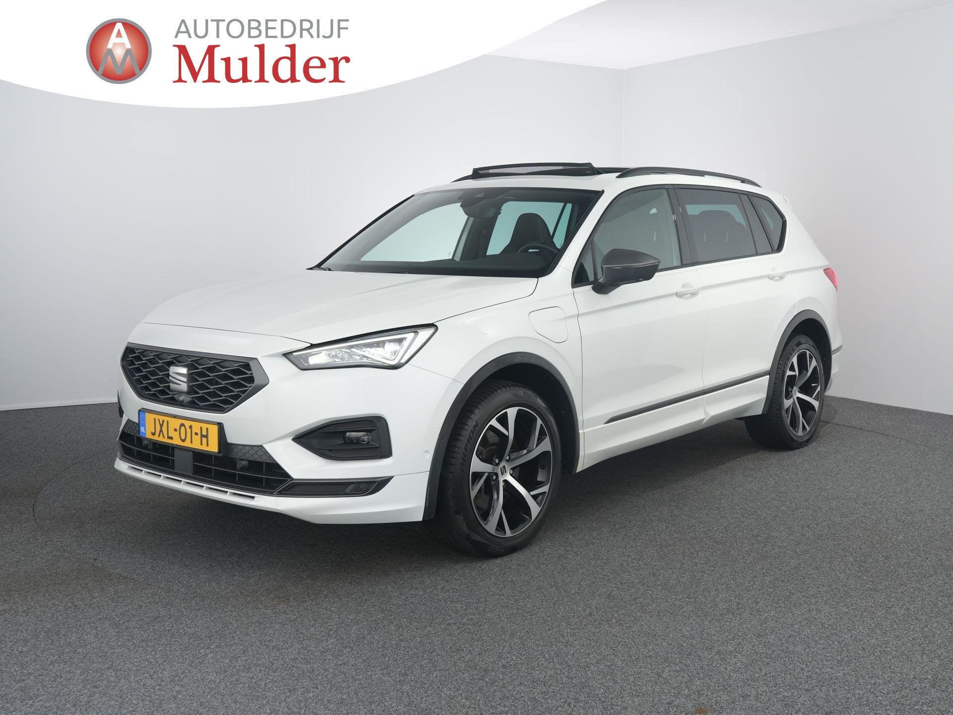 SEAT Tarraco 1.4 TSI e-Hybrid PHEV FR | Pano | Zwenkhaak | 3, Auto's, Lichtsensor, 4 cilinders, Wit, Hybride Elektrisch/Benzine
