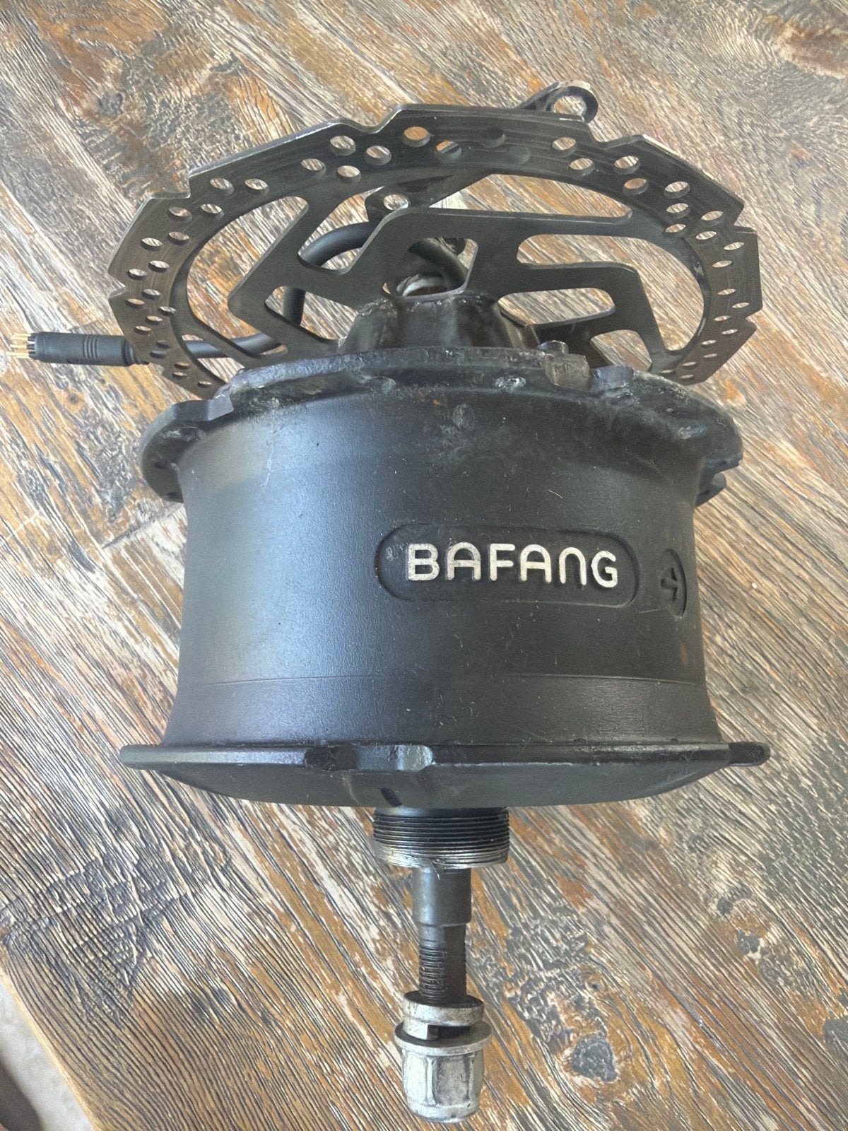 Bafang motor voor onderdelen (schroefdraad kapot), Fietsen en Brommers, Fietsonderdelen, Ophalen, Gebruikt, Elektrische fiets