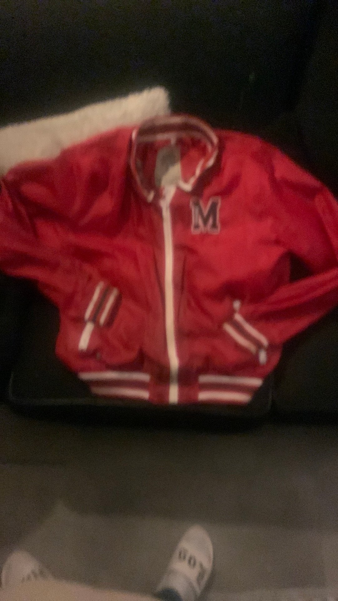 MZGZ BRAND Varsity Jacket Rood Maat XXL, Ophalen of Verzenden, Zo goed als nieuw, Overige maten, Rood