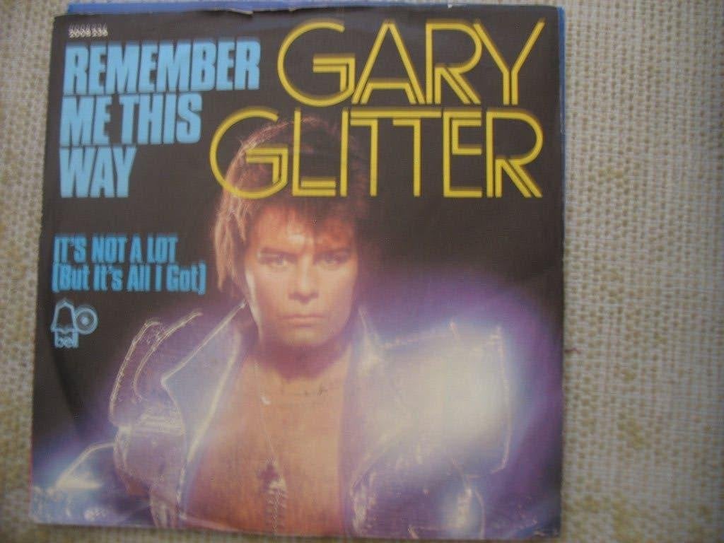 Single Sale; Gary Glitter - Remember me this way, Cd's en Dvd's, Vinyl Singles, Gebruikt, 7 inch, Single, Ophalen of Verzenden