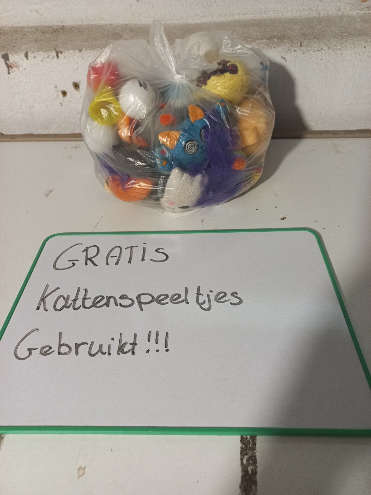 GRATIS kattenspeelgoed kattenspeelgoed ALLEEN AFHALEN, Ophalen, Gebruikt