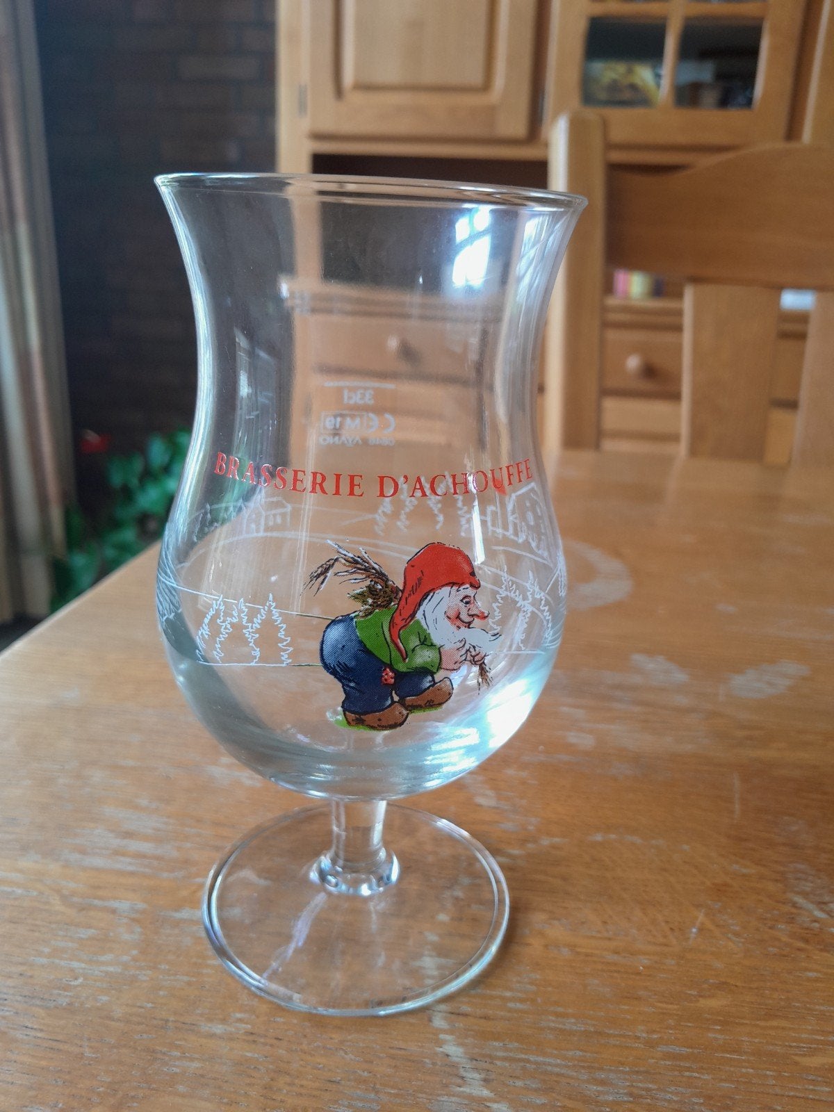 Brasserie D'A chouffe bierglas, Ophalen of Verzenden, Zo goed als nieuw, Glas of Glazen, Overige merken