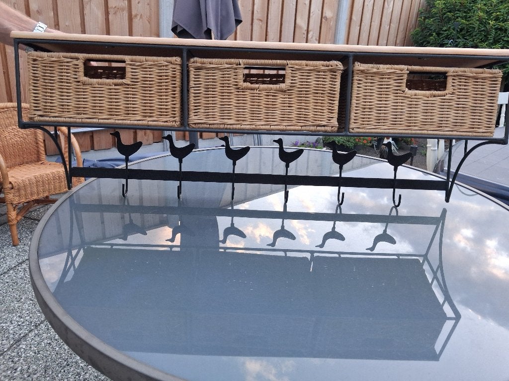 Wandkapstok, Huis en Inrichting, Zo goed als nieuw, Minder dan 100 cm, Metaal, Ophalen