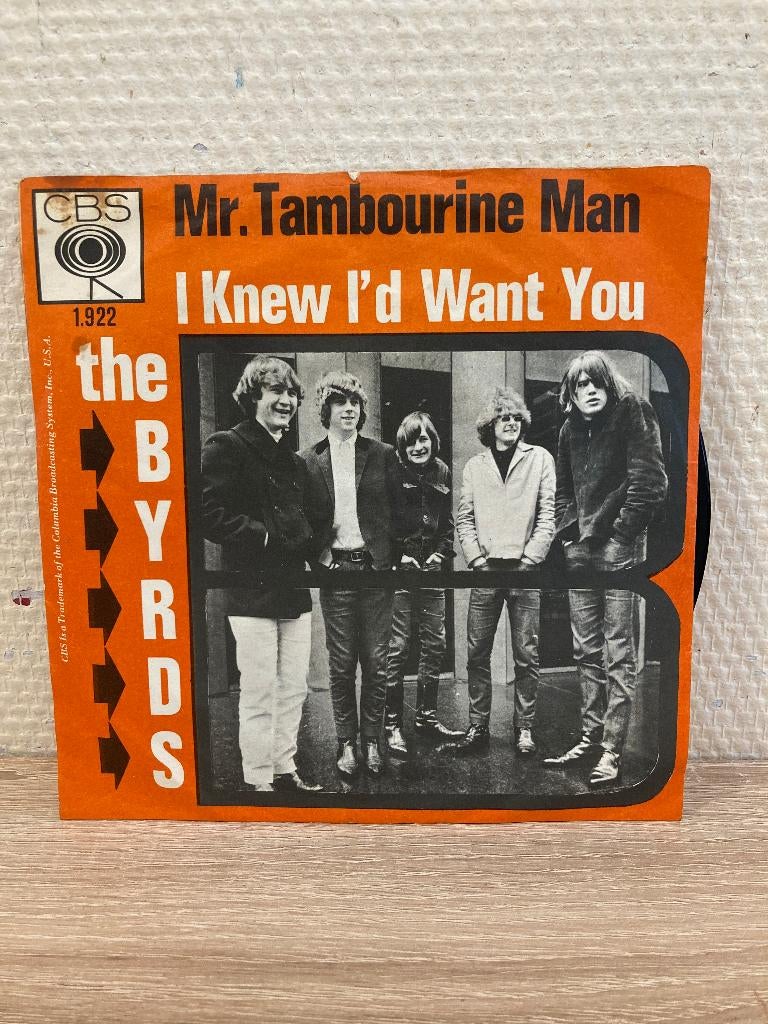 the Byrds - Mr. Tambourine Man NL 7inch single, Cd's en Dvd's, Vinyl Singles, Ophalen of Verzenden, Gebruikt, Pop, Single