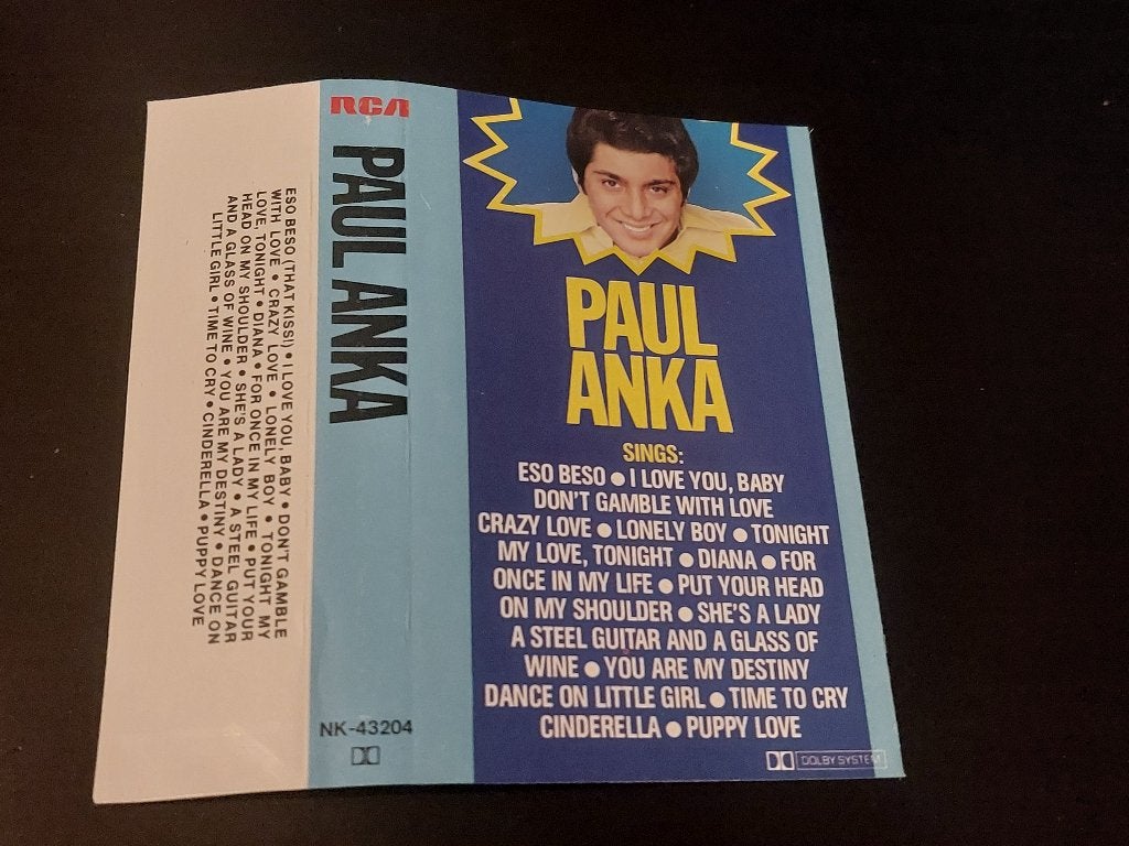 PAUL ANKA - PAUL ANKA (MC), 1 bandje, Ophalen of Verzenden, Zo goed als nieuw, Origineel