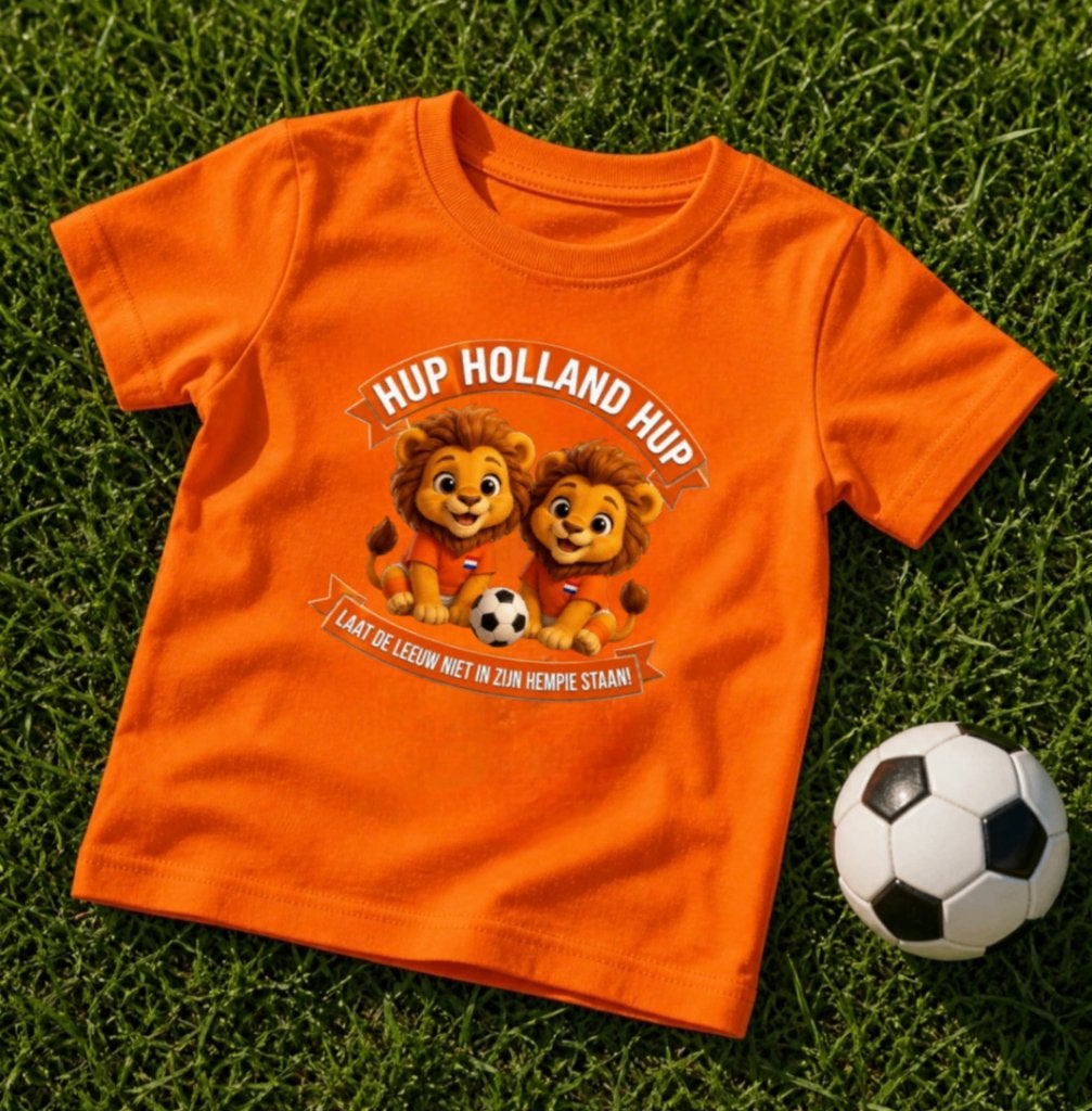 Baby oranje T-shirt in 3 prints 0 jaar 1 jaar 2 jaar 3 jaar, Nieuw, Shirtje of Longsleeve, SH1RTS & SUGAR, Verzenden