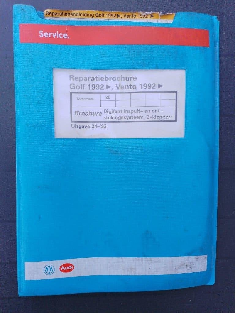 Volkswagen Golf 3 2.0 GTi dealer werkplaatsboek Digifant 2E, Ophalen of Verzenden, Gelezen, Volkswagen