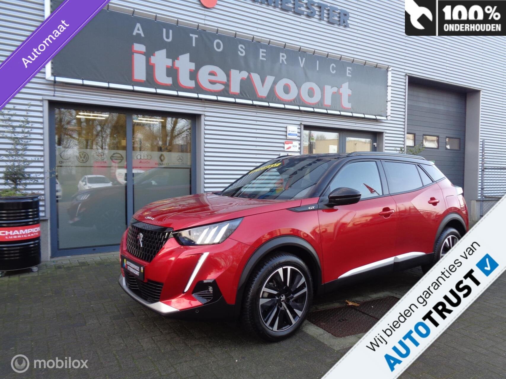Peugeot 2008 1.2 PureTech GT, Auto's, Gebruikt, 3 cilinders, SUV of Terreinwagen, Onderhoudsboekje